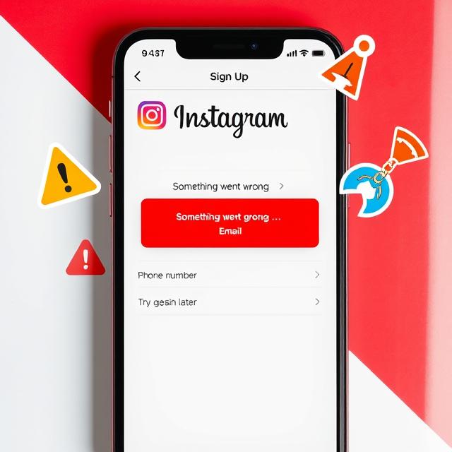 Защо при регистрация в Инстаграм излиза грешка?