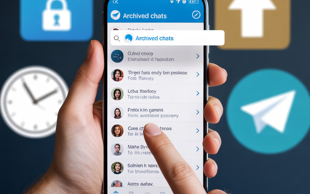Как да отворите архив в телеграм