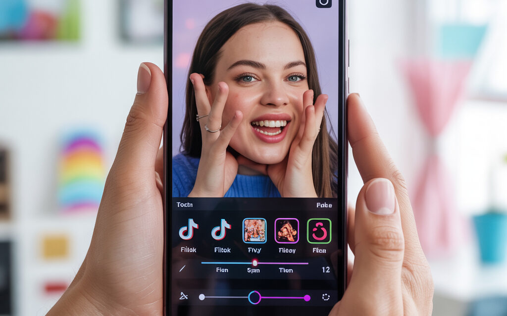 Как да добавите текст и ефекти преди публикуване в ТикТок?