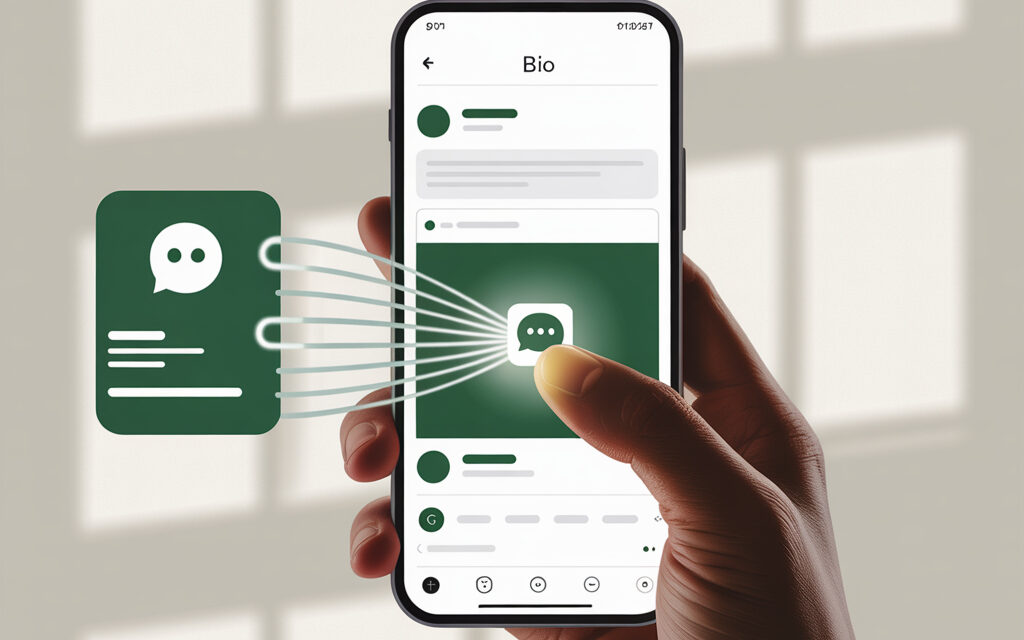 How to insert a link to Telegram in Instagram