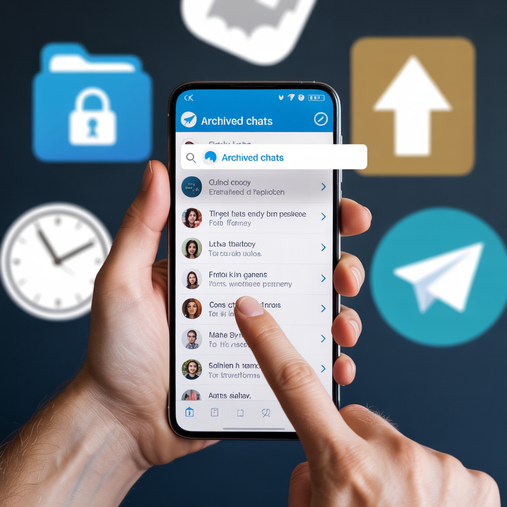 How to open the archive in Telegram