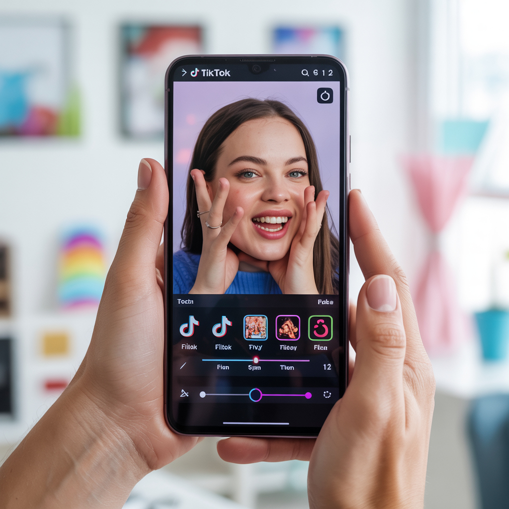 Как добавить текст и эффекты перед публикацией в ТикТок?