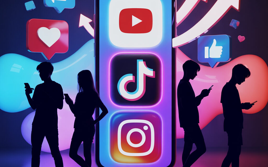 YouTube, TikTok та Instagram залишаються найпопулярнішими застосунками для підлітків