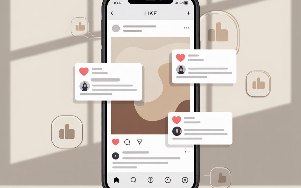 How does the like hiding feature work in Instagram?